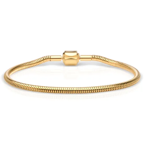 BERING Armband Schlangenkette goldfarben 21cm