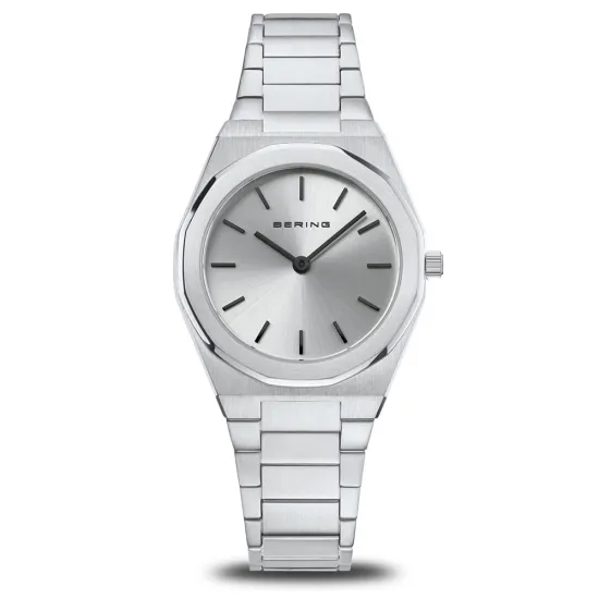 BERING Damenuhr Classic silberfarben poliert mit Edelstahlband 19632-700