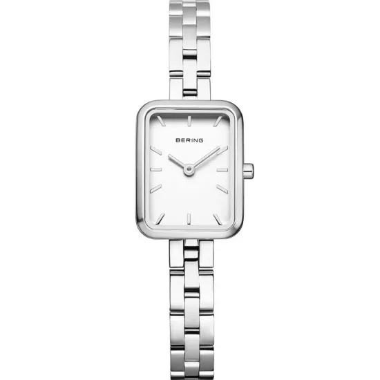 BERING Damenuhr Edelstahl silberfarben eckig 14520-700
