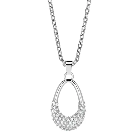 BERING Halskette Edelstahl silberfarben Arctic Pave 50 cm 457-17-500