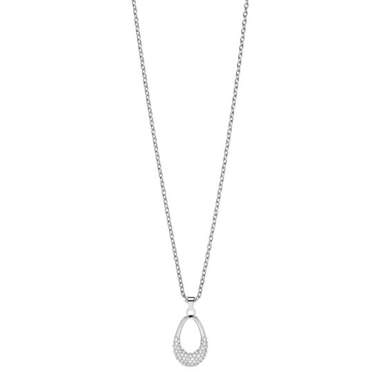 BERING Halskette Edelstahl silberfarben Arctic Pave 50 cm 457-17-500