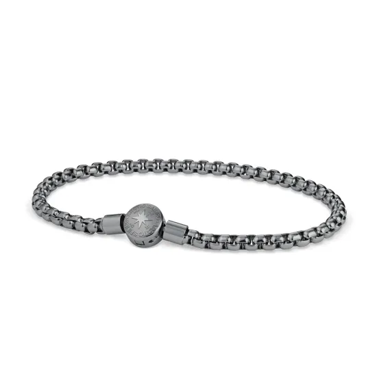 BERING Herrenarmband Edelstahl grau 20 cm 638-80-200