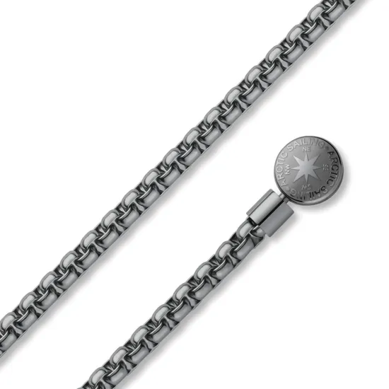 BERING Herrenarmband Edelstahl grau 20 cm 638-80-200