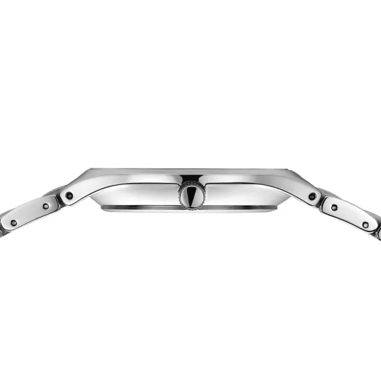 BERING Herrenuhr Titanuhr silbergrau mit Gliederband 11739-772