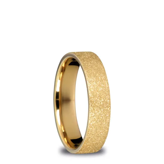 BERING Innenring breit Edelstahl goldfarben Sparkling Effekt Gr. 68 557-29-102