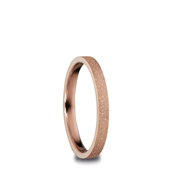 BERING Innenring schmal rosegoldfarben beschichtet Sparkling Effekt Gr. 60 557-39-71