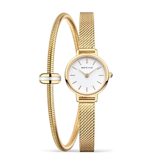 Bering Set Damenuhr und Armband mit Charm 11022-334-Lovely-1-GWP190