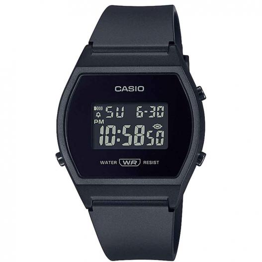 Casio Armbanduhr Digitaluhr aus Kunststoff schwarz LW-204-1BEF
