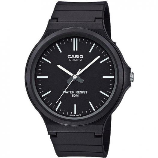Casio Armbanduhr schwarz aus Kunststoff MW-240-1EVEF