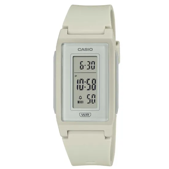 Casio Collection Armbanduhr digital weiss eckig LF-10WH-8EF