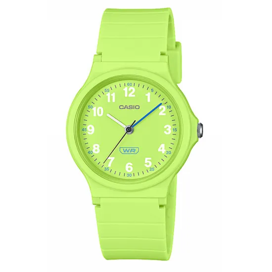 Casio Collection Armbanduhr mit Resinband apfelgrün LQ-24B-3BEF