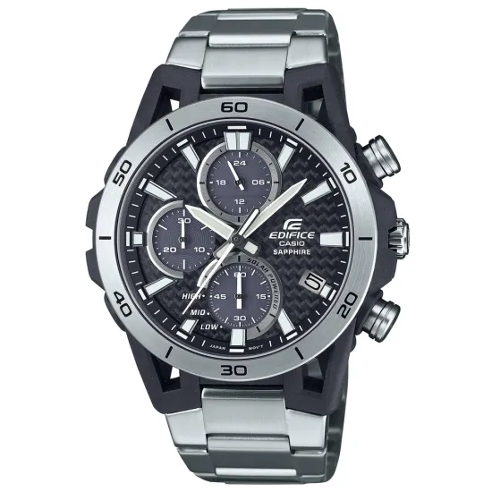 Casio Edifice Solaruhr Chronograph Karbon Edelstahlband EFS-S640D-1AVUEF