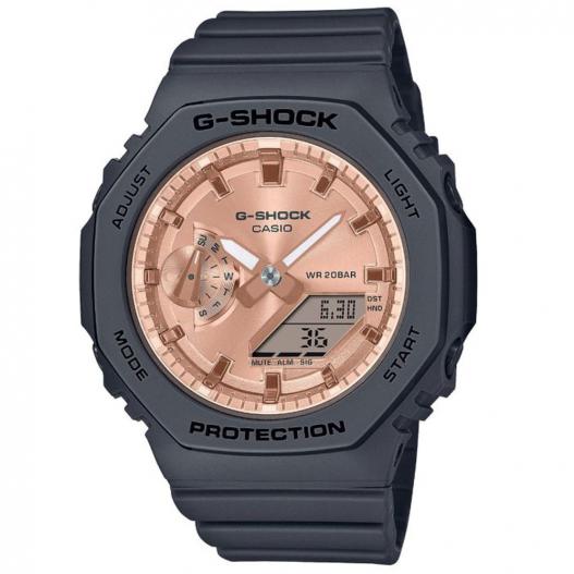 Casio G-Shock Armbanduhr analog digital schwarz rosegoldfarben GMA-S2100MD-1AER