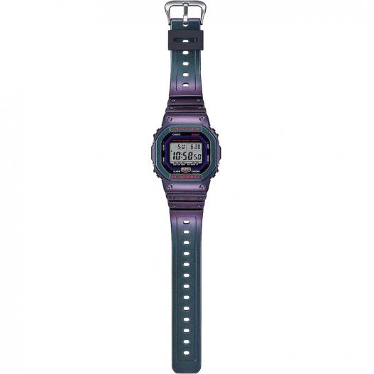 Casio G-SHOCK Armbanduhr Bluetooth lila glänzend digital DW-B5600AH-6ER