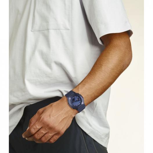Casio G-Shock Armbanduhr digital analog dunkelblau Resinband GM-2100N-2AER