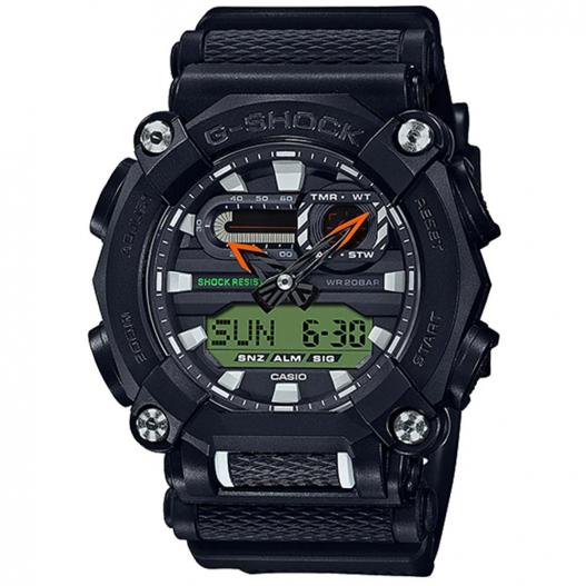Casio G-Shock Armbanduhr Tough Royal schwarz grün GA-900E-1A3ER
