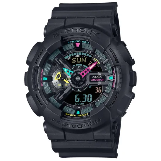 Casio G-Shock Classic Armbanduhr analog digital schwarz GA-110MF-1AER