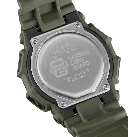 Casio G-Shock Classic digital Carbon Resinband grün GD-010-3ER