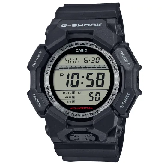 Casio G-Shock Classic digital Carbon Resinband schwarz GD-010-1ER