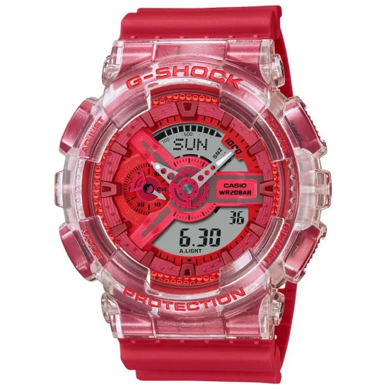 Casio G-Shock Classic GA-110 Serie in Glückskugel rot mit Resinband GA-110GL-4AER