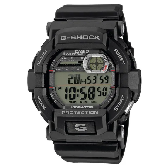 Casio G-Shock Classic Herrenuhr Digital Resinband schwarz Vibrationsalarm GD-350-1ER