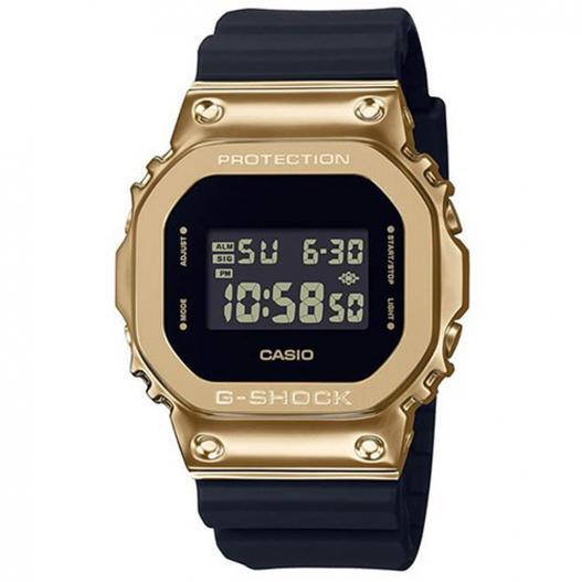 Casio G-Shock Digital goldfarben schwarz Resin Edelstahl GM-5600G-9ER