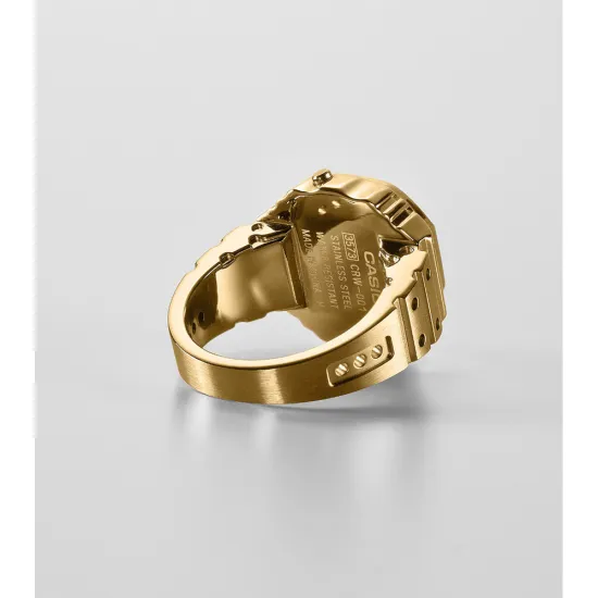 Casio G-Shock Fingeruhr Ringuhr Ring Watch goldfarben CRW-001G-9ER