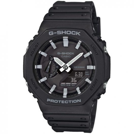Casio G-Shock Protection Sportuhr analog digital schwarz GA-2100-1AER