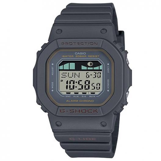 Casio G-Shock Sportuhr Armbanduhr eckig schwarz digital Gezeitenuhr GLX-S5600-1ER