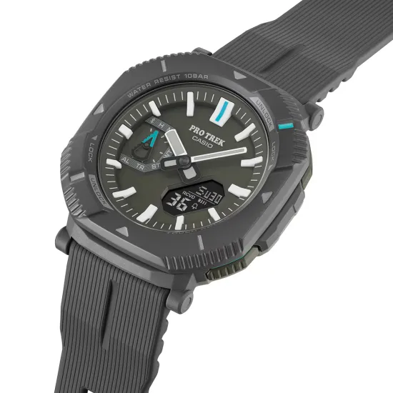 Casio Pro Trek Herrenuhr Outdoor Bluetooth anthrazit PRJ-B001-1ER