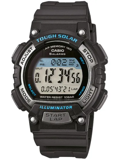 CASIO Sportuhr Solaruhr Digitaluhr Kinderuhr schwarz blau STL-S300H-1AEF