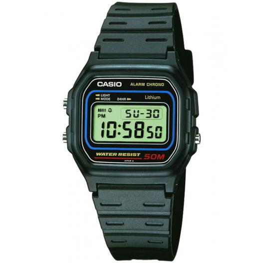 Casio Vintage digitale Armbanduhr schwarz aus Kunststoff