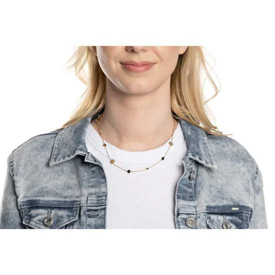 CIAO! BY LEONARDO Halskette Milla Edelstahl goldfarben 42 cm 024456