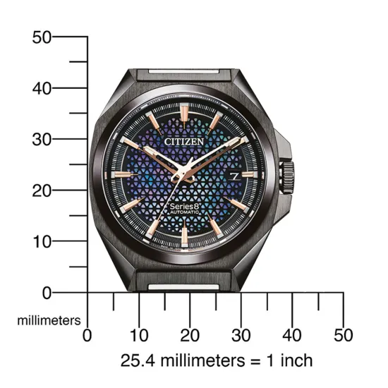 Citizen Herrenuhr Automatikuhr Series 8 Exclusiv Black NA1015-81Z