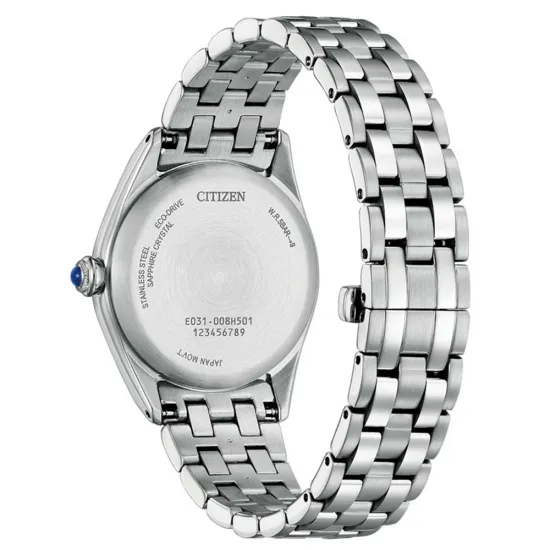 Citizen L Damenuhr Eco-Drive Solar mit kupferfarbenem Zifferblatt EM1140-80X