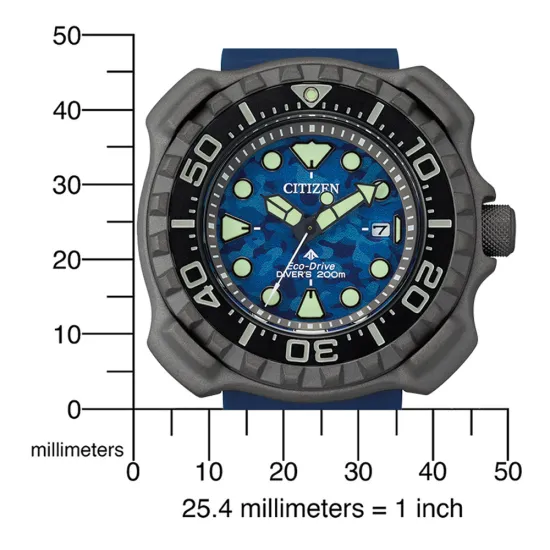 Citizen Promaster Solar Eco Drive Solar Titan Resinband blau BN0227-09L