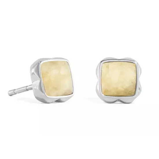 Coeur de Lion Ohrstecker silberfarben Birthstone November gelb 1300/21-0120