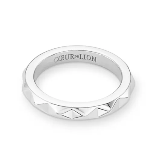Coeur de Lion Ring Spike Edelstahl Gr. 54 0135/40-1700