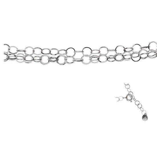 Ernstes Design Halskette Edelstahl 3 fach K163.45