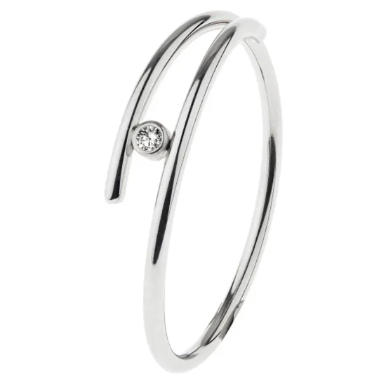 Ernstes Design Ring poliert Brillant Gr. 54 R723.54