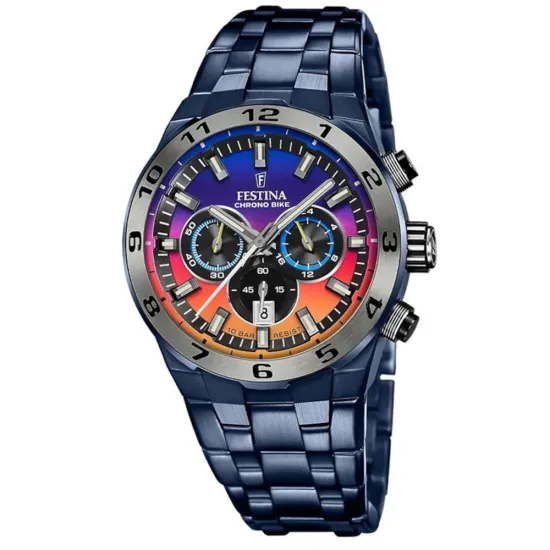 Festina Chrono Bike Herrenuhr Chronograph Limited Edition blau F20709/1