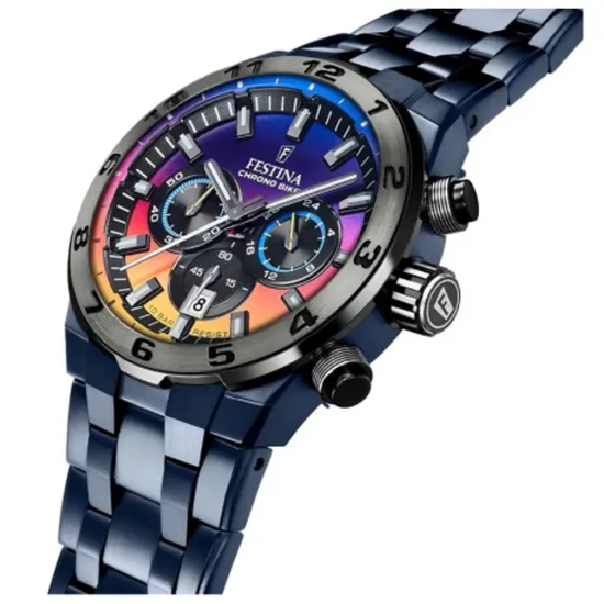 Festina Chrono Bike Herrenuhr Chronograph Limited Edition blau F20709/1