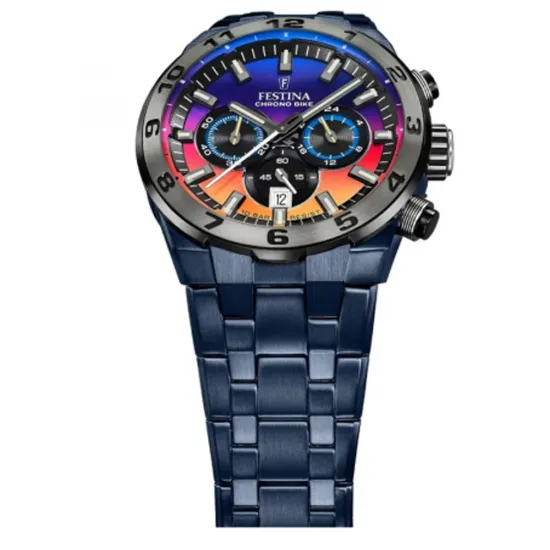 Festina Chrono Bike Herrenuhr Chronograph Limited Edition blau F20709/1