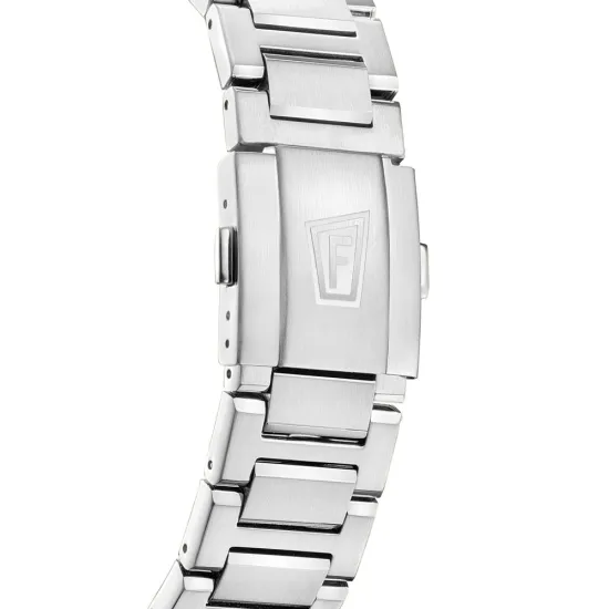 Festina Chrono Bike Herrenuhr Chronograph silberfarben mit rotem Zifferblatt F20724/5