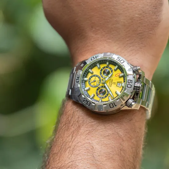Festina Chronograph Bullhead the Originals Diver silberfarben gelb F20743/4