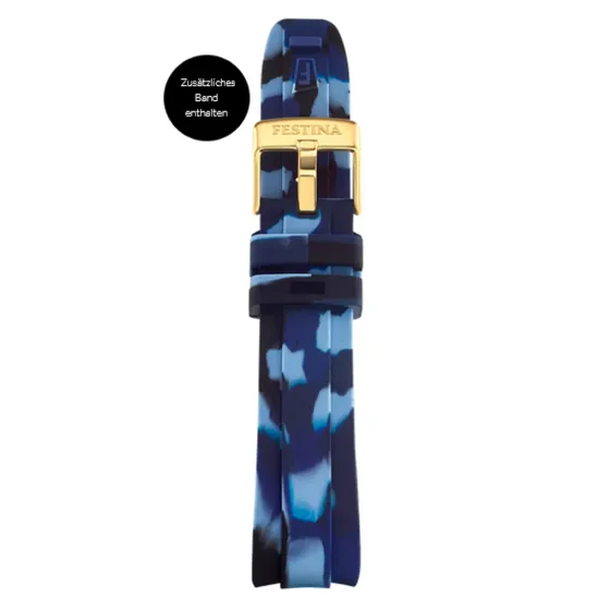 Festina Connected Hybrid Smartwatch Chrono Bike 2021 blau gold F20547/1