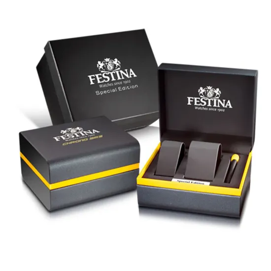 Festina Herrenuhr Chrono Bike schwarz blau Special Edition mit Wechselband F20673/1