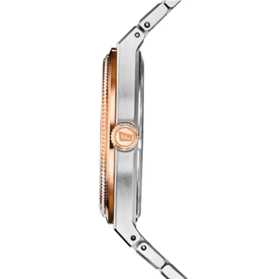 Festina Herrenuhr Swiss Made Zifferblatt silberfarben Edelstahlarmband F20036/1