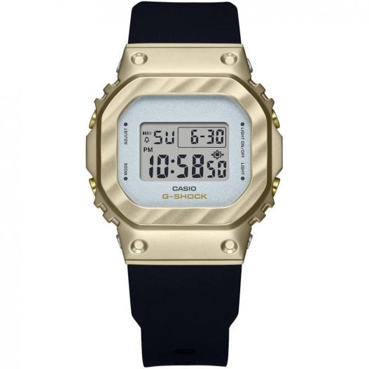 Casio G-SHOCK Armbanduhr digital schwarz goldfarben GM-S5600BC-1ER