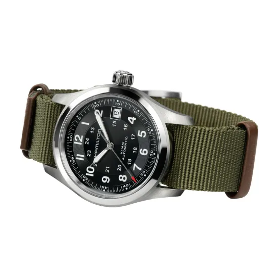 HAMILTON Call of Duty Black Ops7 Armbanduhr Khaki Field Automatik H70475930